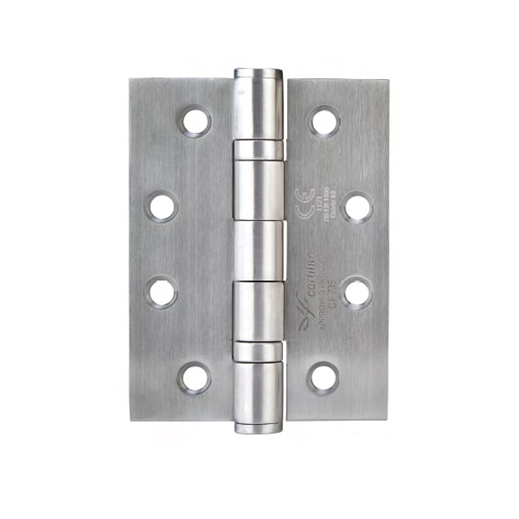 3-inch with Square Corners Satin-Nickel Door Hinge (1-pc)