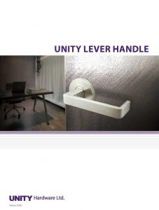 UNITY Door Lever Handle Catalog