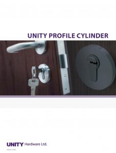 UNITY Profile Cylinder Catalog