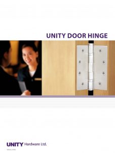 UNITY Door Hinge Catalog