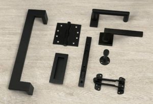 UNITY Matte Black Door Hardware